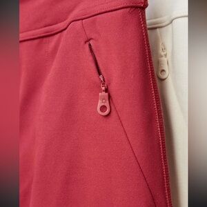 NWT Aerie The Hugger Trouser - Medium Petite Red/Cranberry